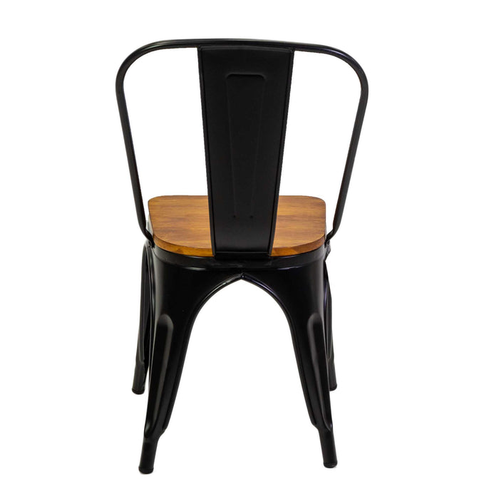 Sedia Ferro New Bristol Seduta Legno