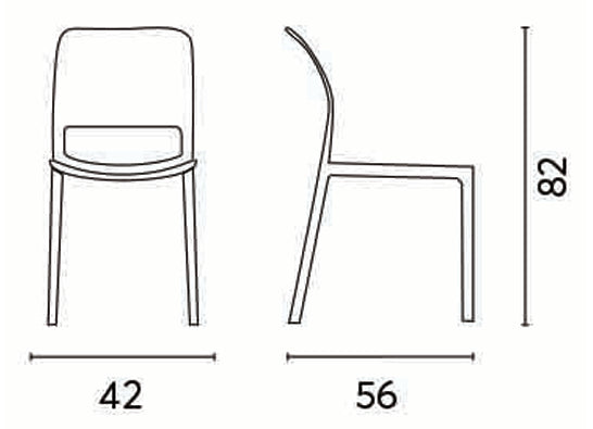 Sedia Ravenna Greenwood