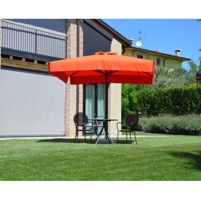 "Corolla Glamour" central pole umbrella 3x4 m