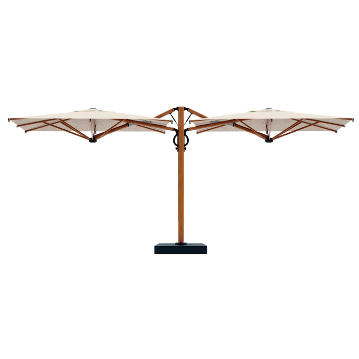 Dual Timber 3.5x7 Double Arm Umbrella