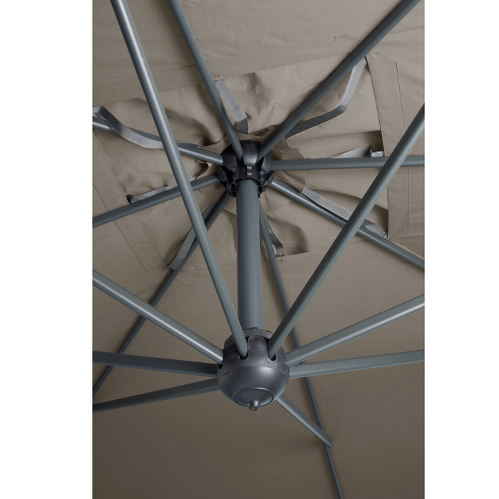 Galileo Dark 3.5X3.5 mt side pole umbrella