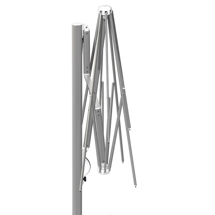 Astro Titanium side pole umbrella 300x400 cm