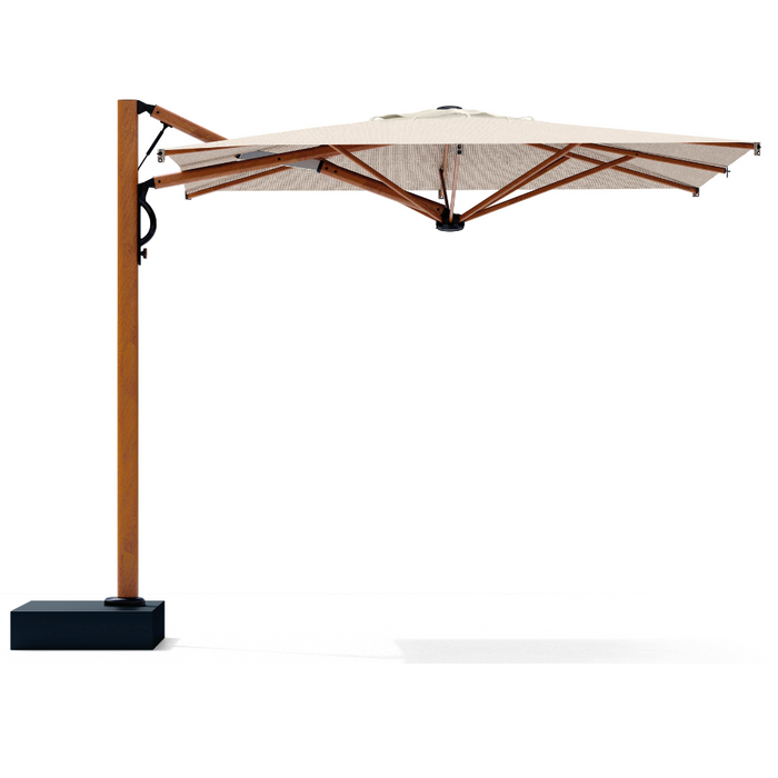 Astro Timber side pole umbrella 300x400cm