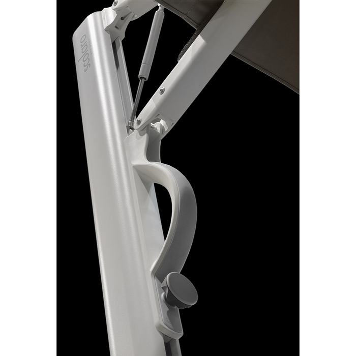 Astro Starwhite side pole umbrella 300x300cm