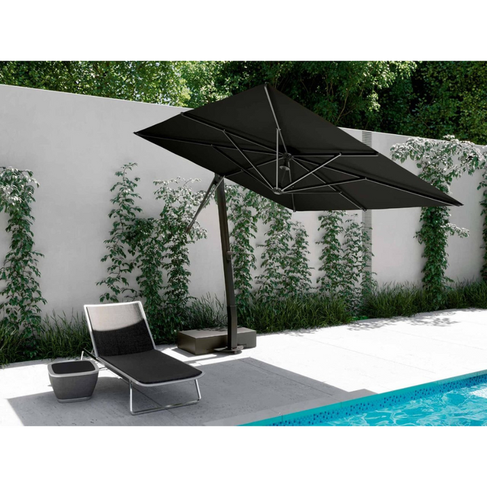 Horizon 3X4mt anthracite side pole umbrella