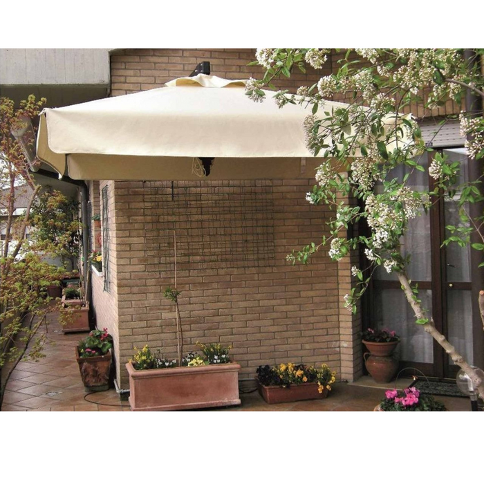 Wall umbrella anthracite frame Murales 2.5X2.5 m