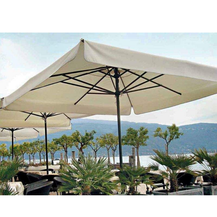 Petrarca 3X4 mt central pole aluminium umbrella