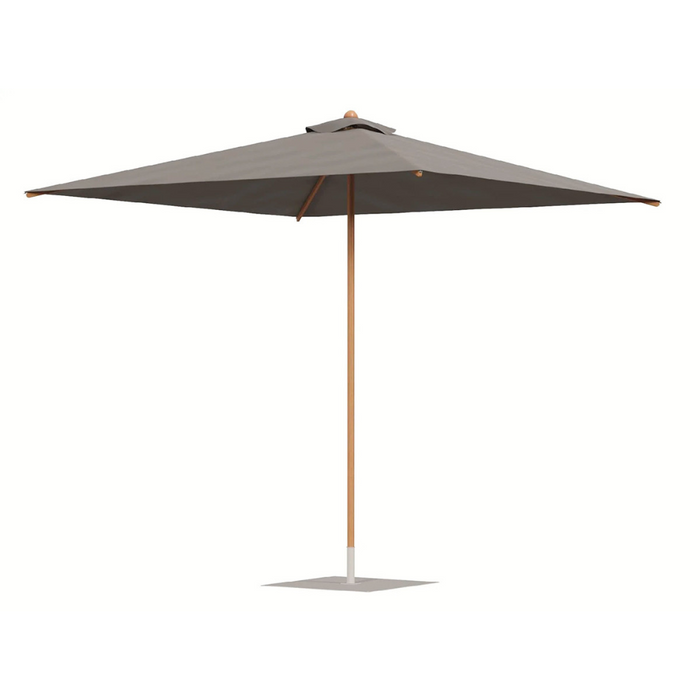 Parasol à mât central en bois Ocean 250x250cm