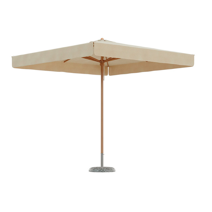 Laguna 3X3 mt wooden central pole umbrella