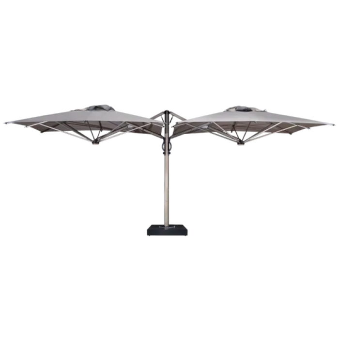 Dual carbon 300x600 umbrella with two side arms