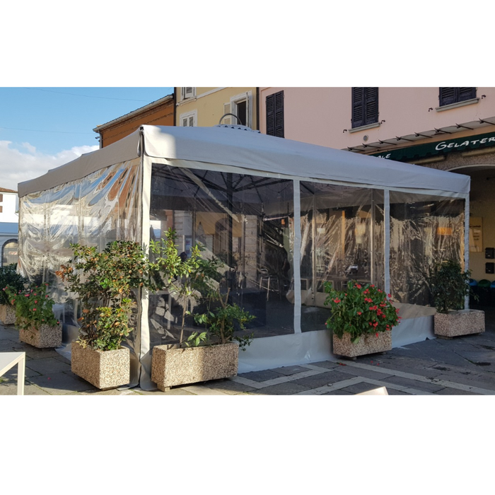 Wall umbrella anthracite frame Murals 2X2 mt