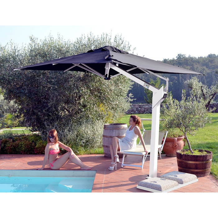 Anthracite side pole umbrella Pratique Classic 3X4