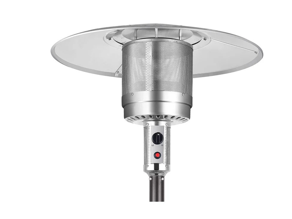 DICTROLUX - Stufa a Gas esterno Fungo Riscaldante Nero 15 Kw