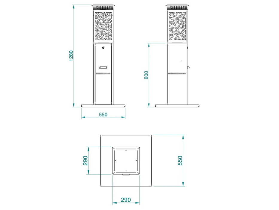 Riscaldatore a pellet Virgilio
