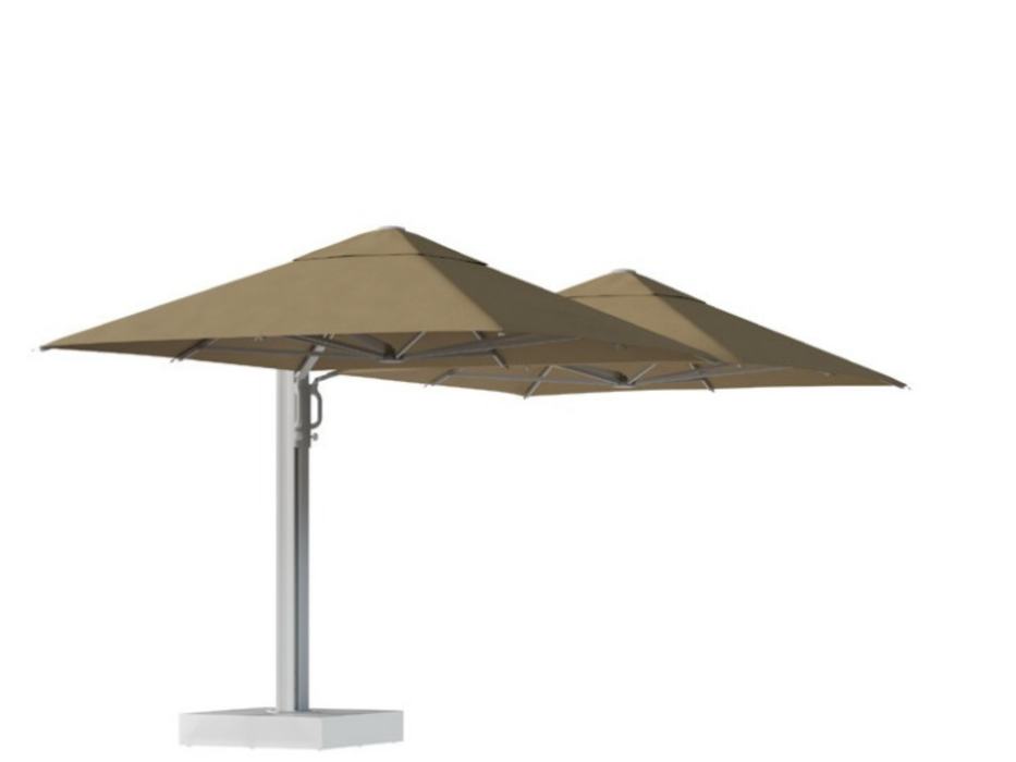 Ombrellone doppio K-Due a "T" 4X6 mt