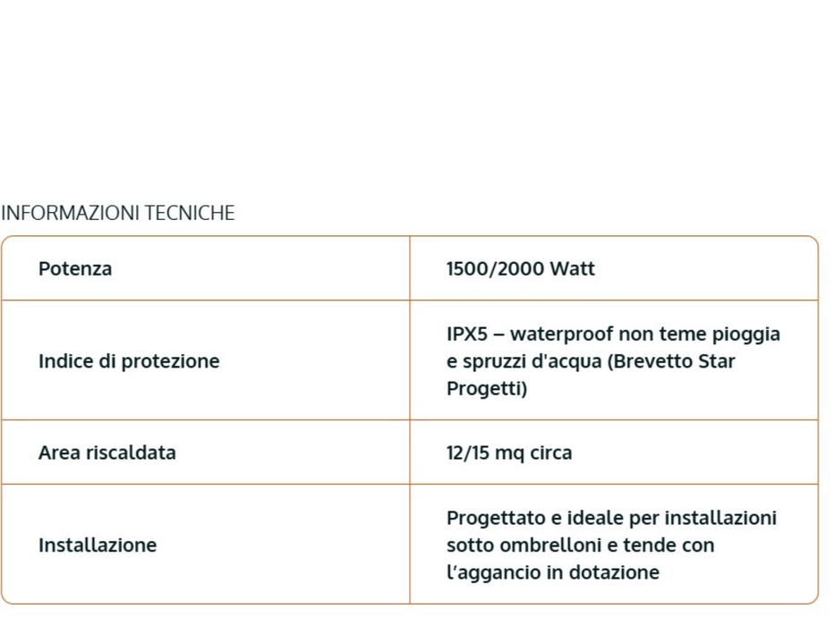 Riscaldatore Heliosa Hi-Design 11