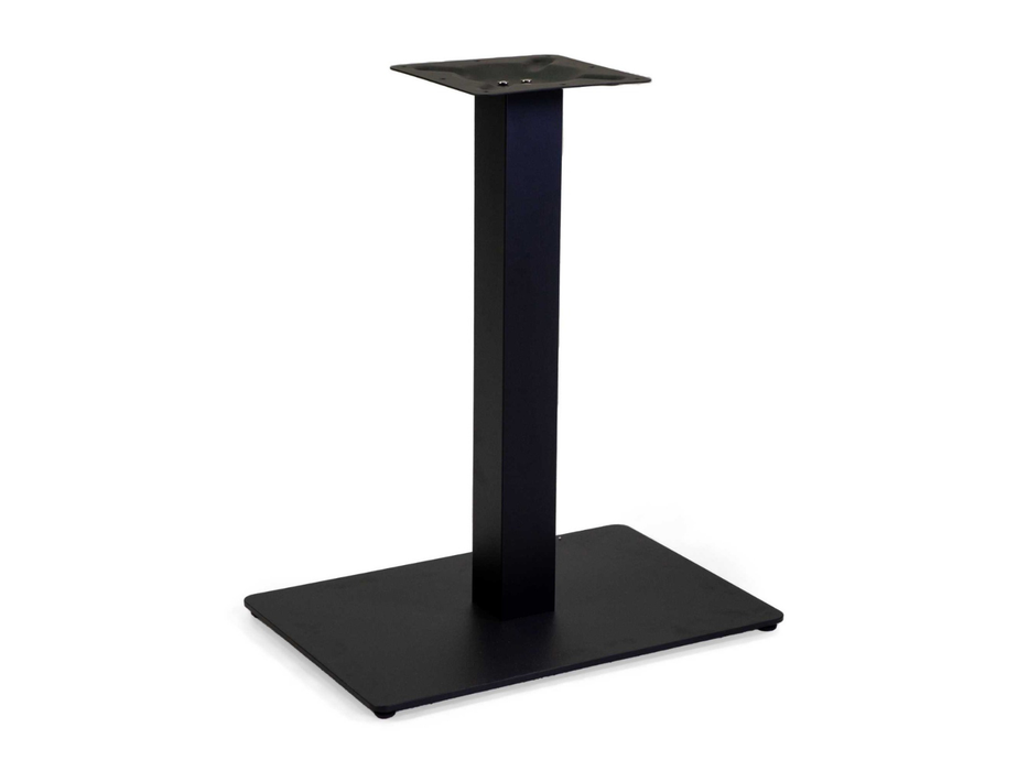 Base tavolo acciaio nero