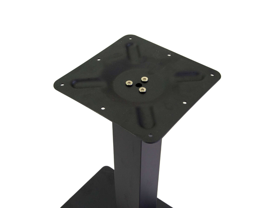 Base tavolo acciaio nero