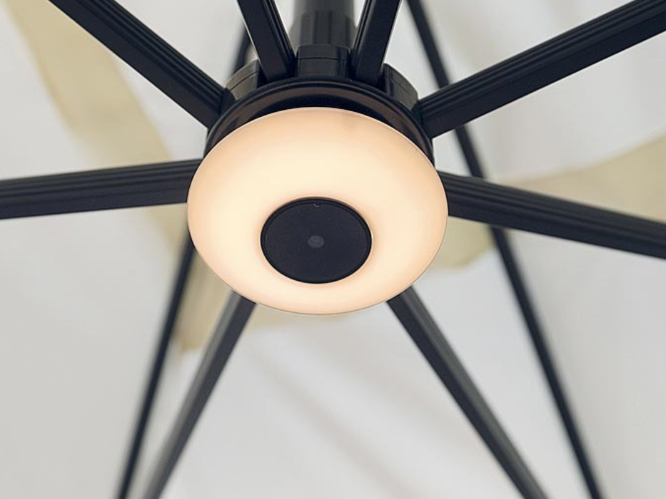 Ombrellone Florida con luci 3X3 MT Greenwood