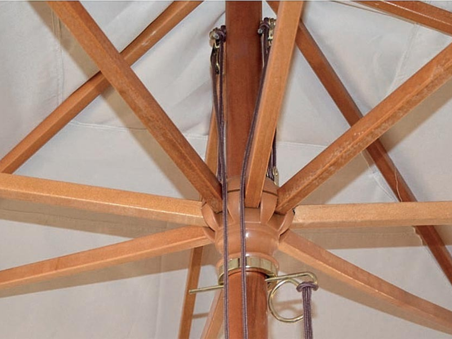 Ombrellone in legno quadrato 3X3 MT Greenwood