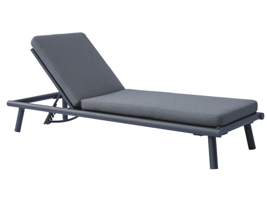 Lettino Taormina con cuscino Greenwood