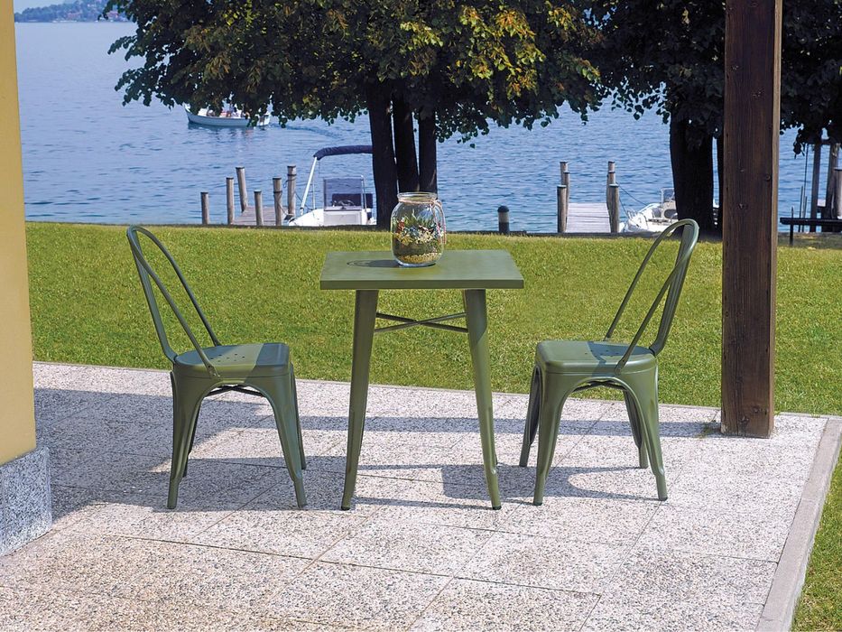Tavolo in lamiera 60X60 Greenwood