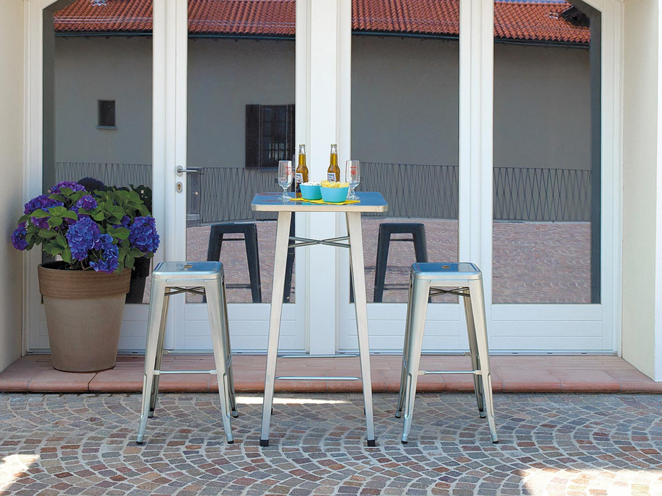 Sgabello alto in lamiera Greenwood