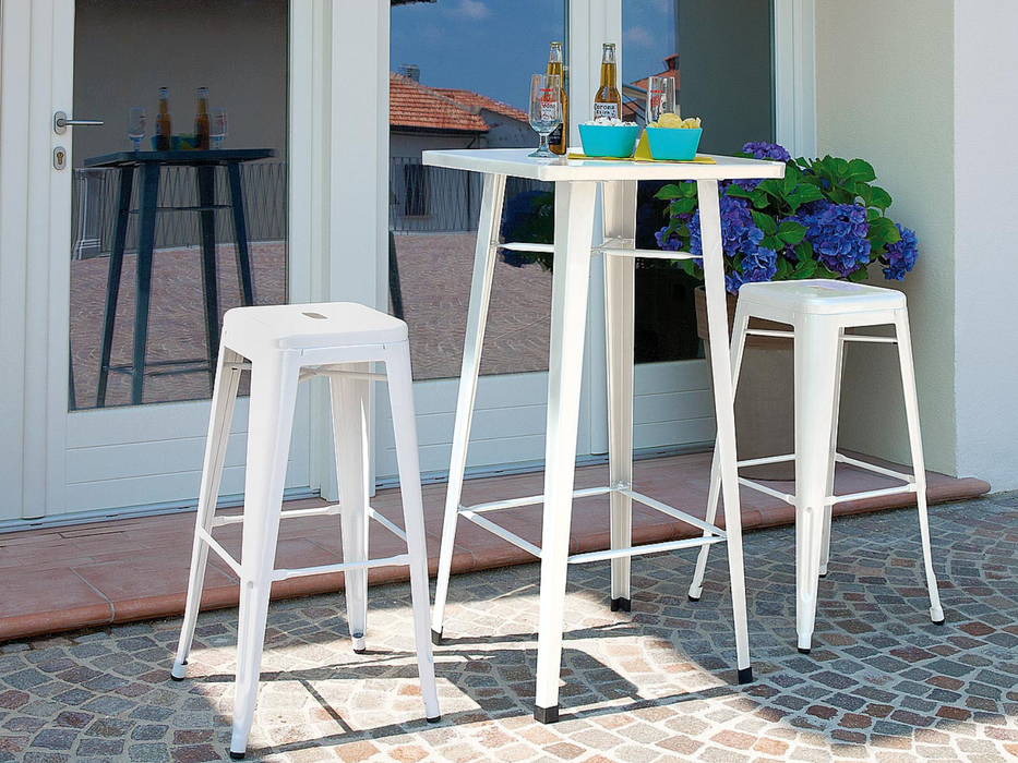 Sgabello alto in lamiera Greenwood