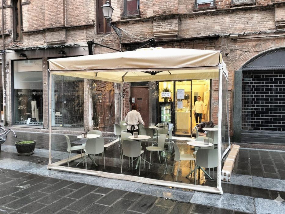 Chiusure in pvc Cristal trasparente per metro lineare