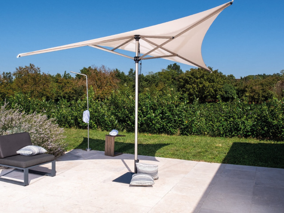 Ombrellone a palo centrale Vela Titanium 2x2 mt