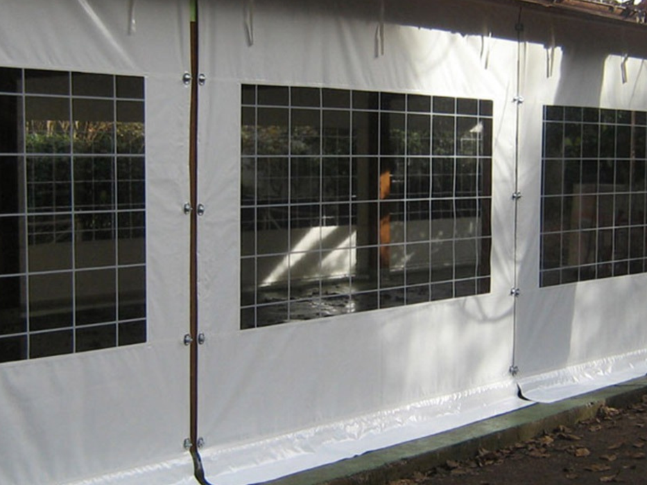 Chiusure in pvc Cristal trasparente per metro lineare