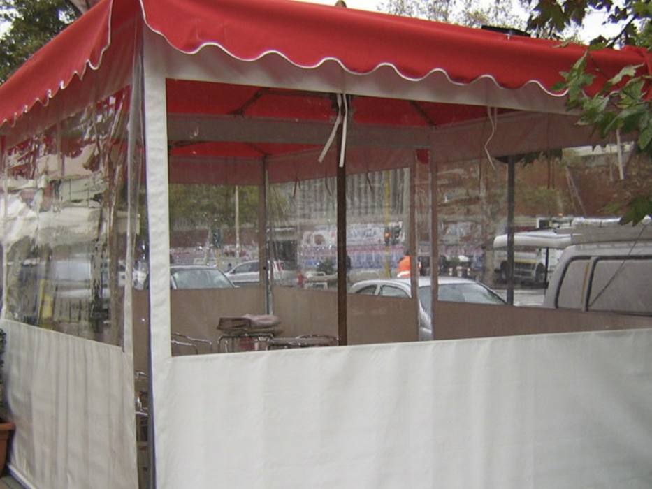 Chiusure in pvc Cristal trasparente per metro lineare