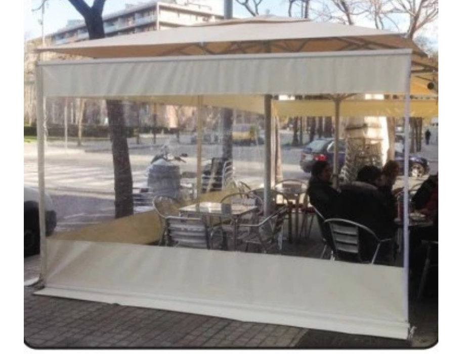 Chiusure in pvc Cristal trasparente per metro lineare