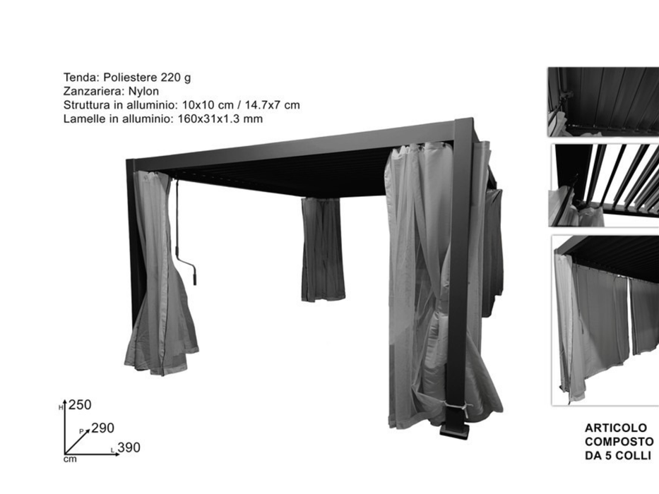 Gazebo Pergola 290x390xH250