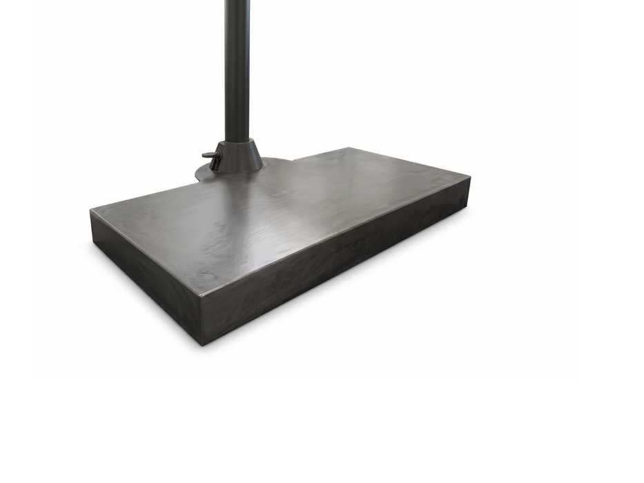 Base decentrata con carter in alluminio Greenwood