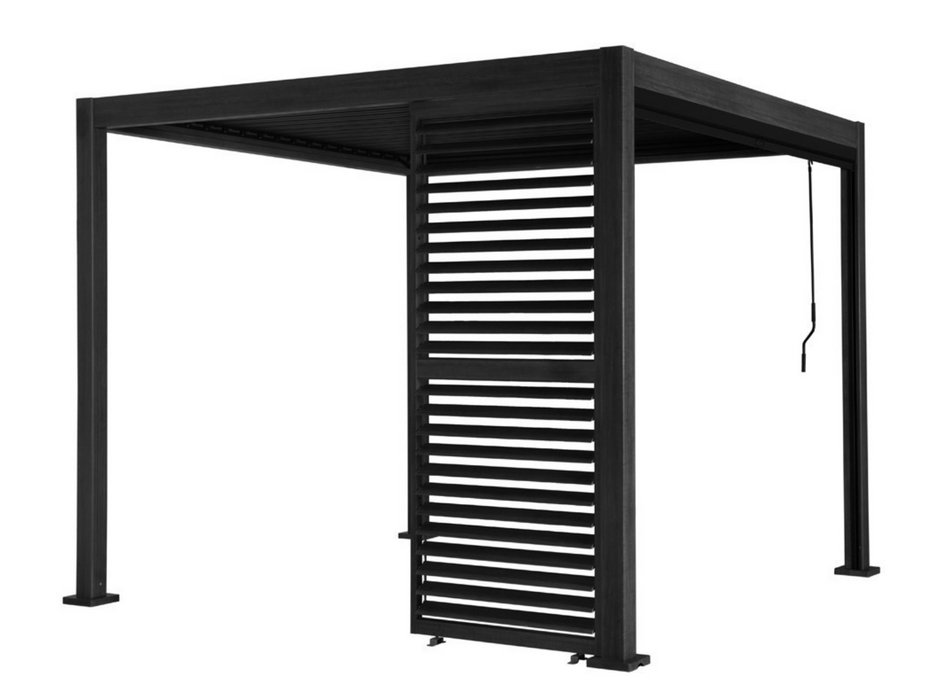 Pannello in alluminio 93CM con lamelle orientabili per pergola Texas Greenwood