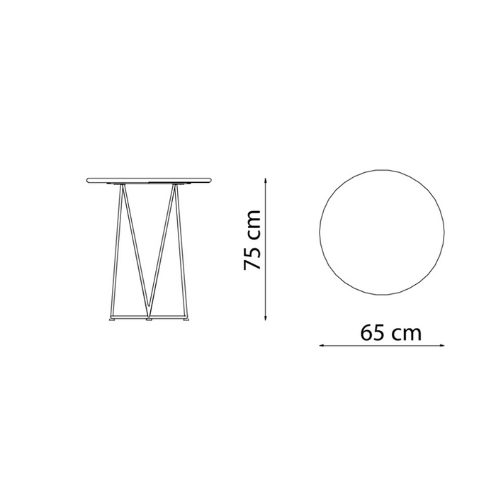 Daisy table Ø65cm