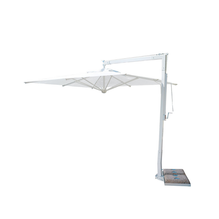 Diffusion Classic 2.5X2.5 White Side Pole Umbrella