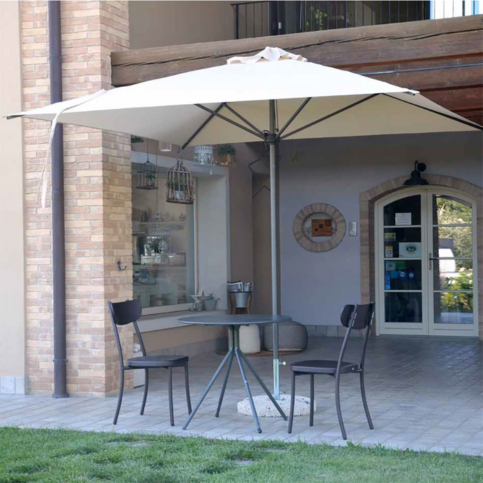 Anthracite Corallo Classic 4X4 mt central pole umbrella