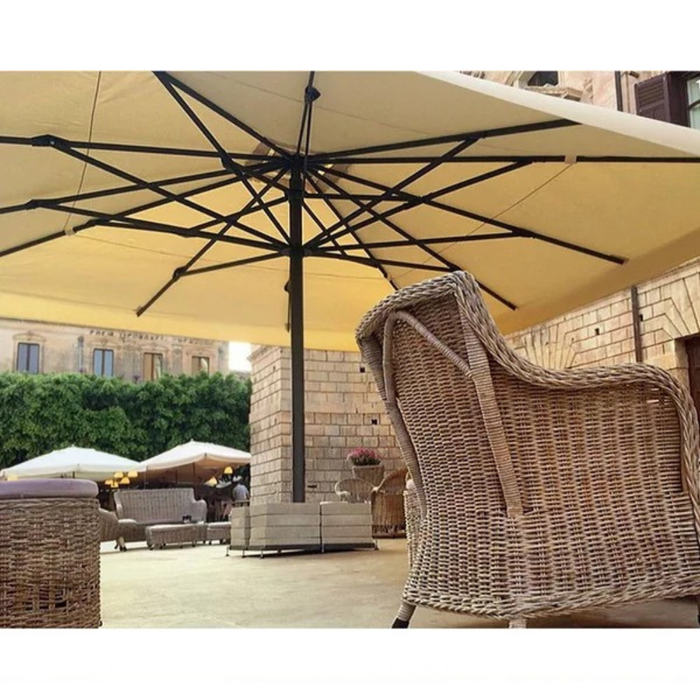 Joparri Supporto Per Ombrellone, 160 Kg, 4 Pezzi, Supporto Per Ombrellone Per Ombrellone Da Terra, Nero, Riempito Con Acqua O Sabbia, 1 Confezione