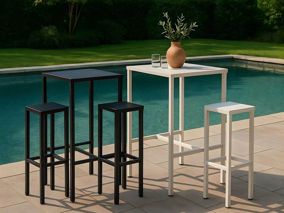 Tavolo Bar New Elma con Poggiapiedi