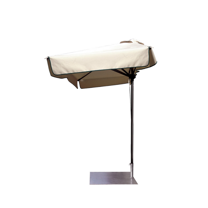 Half wall umbrella Mezz'ombra Classic white 2X3