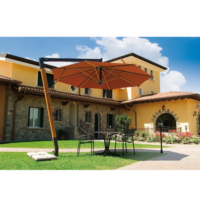 Palladio 3.5X3.5 mt side pole umbrella