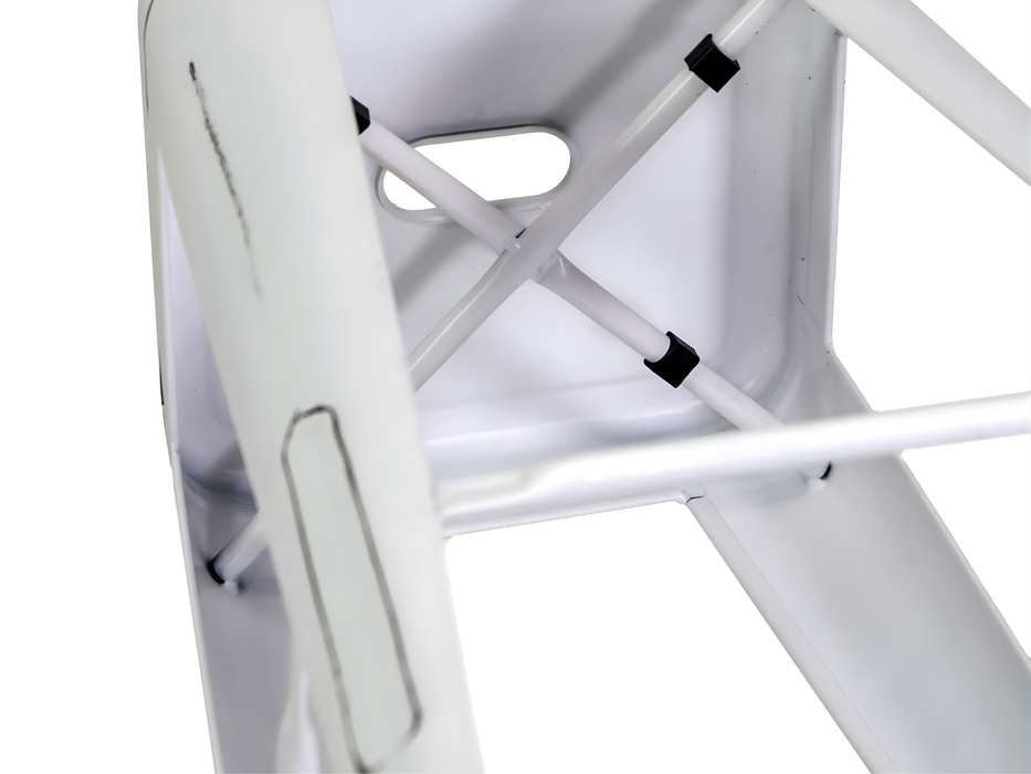 Sgabello Ferro New Bristol con Schienale