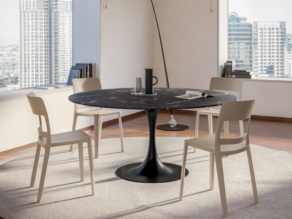 4 Sedie Gas Senza Braccioli