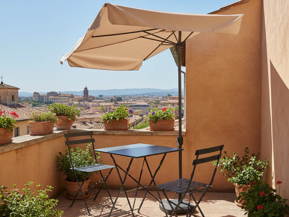 Mezz'Ombrellone in Alluminio 230x130 cm