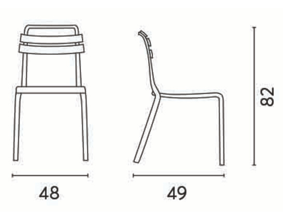 Sedia Monza Greenwood