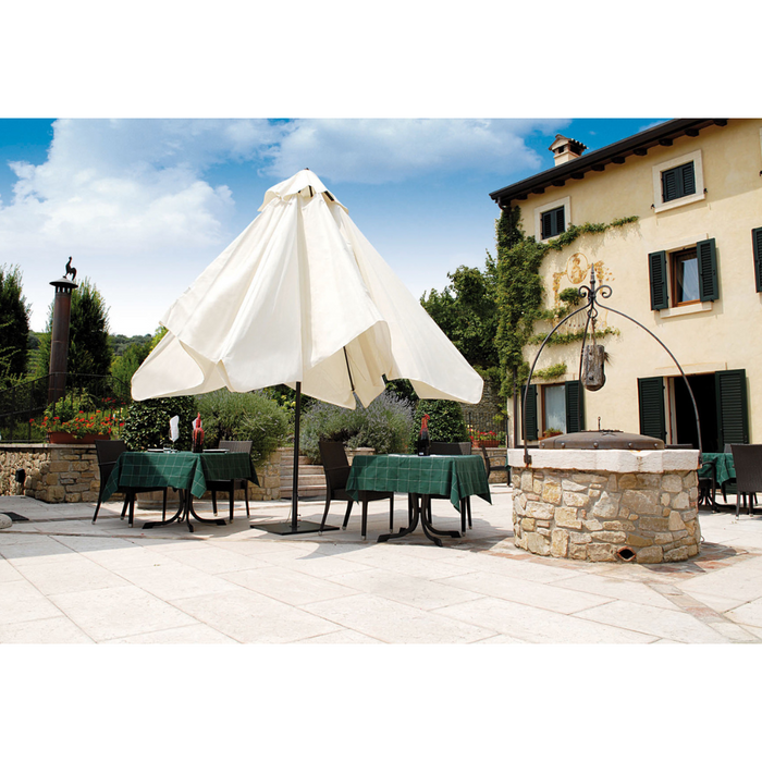 Leonardo Telescopic 3X4 mt central pole umbrella