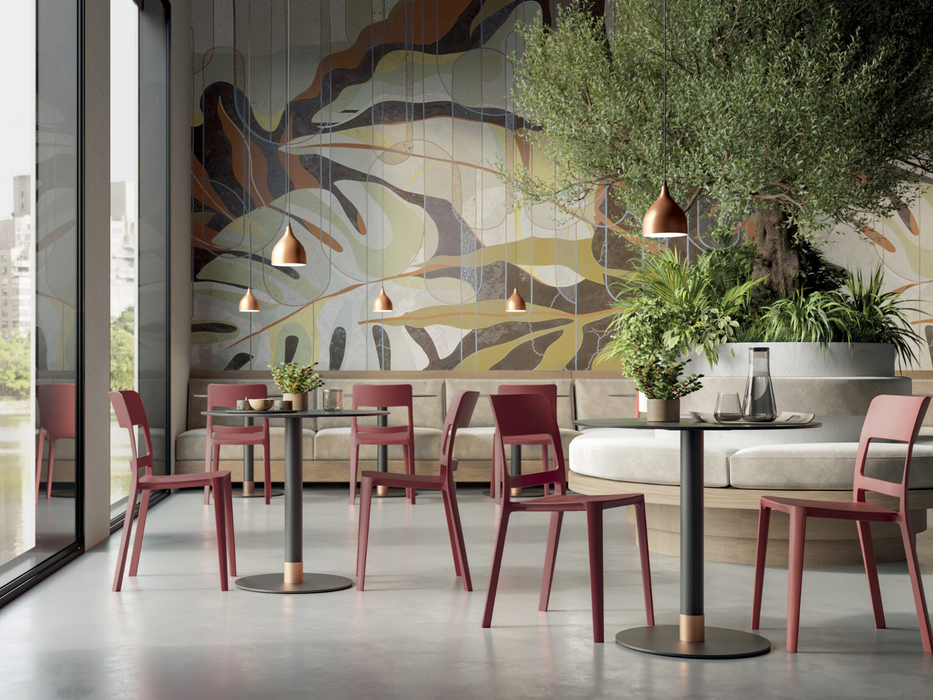 4 Sedie Gas Senza Braccioli