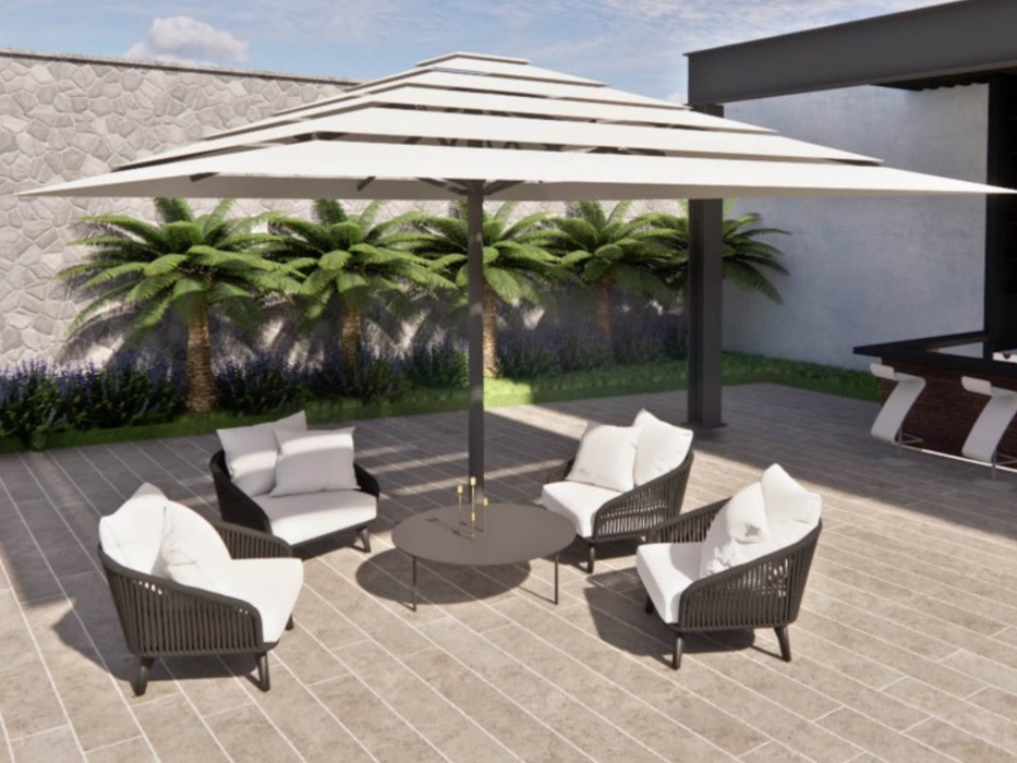 Ombrellone Era Glamour 5X5 MT